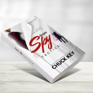 موکاپ کتاب جلد کاغذی در وضعیت نیمه ایستاده